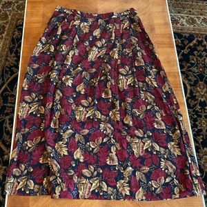 Pendleton vintage 90s midi skirt for fall or Christmas